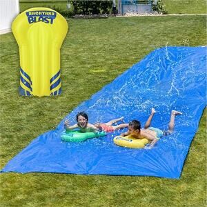 BACKYARD BLAST Giant Slip and Slide for Adults and Kids - Heavy Duty Large 30Ft